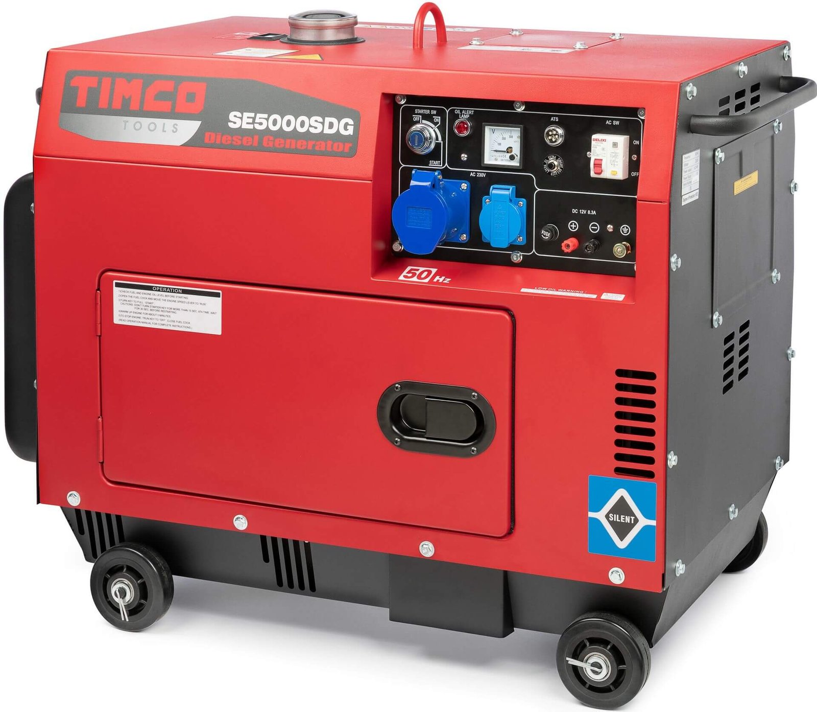 Aggregaatti SE5000SDG Silent (4,5 kW), Timco