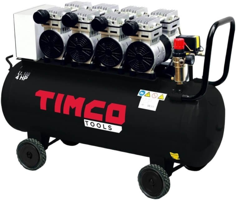 Kompressori 3 kW (100 l) öljytön, Timco
