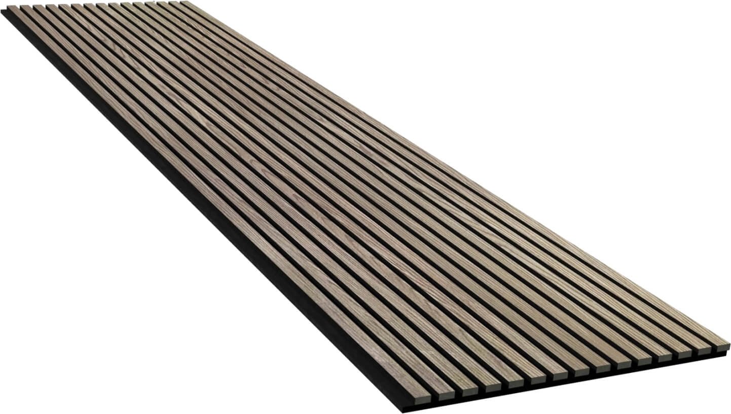Akustiikkalevy pähkinä VN27, 2400 x 600 mm, Evella