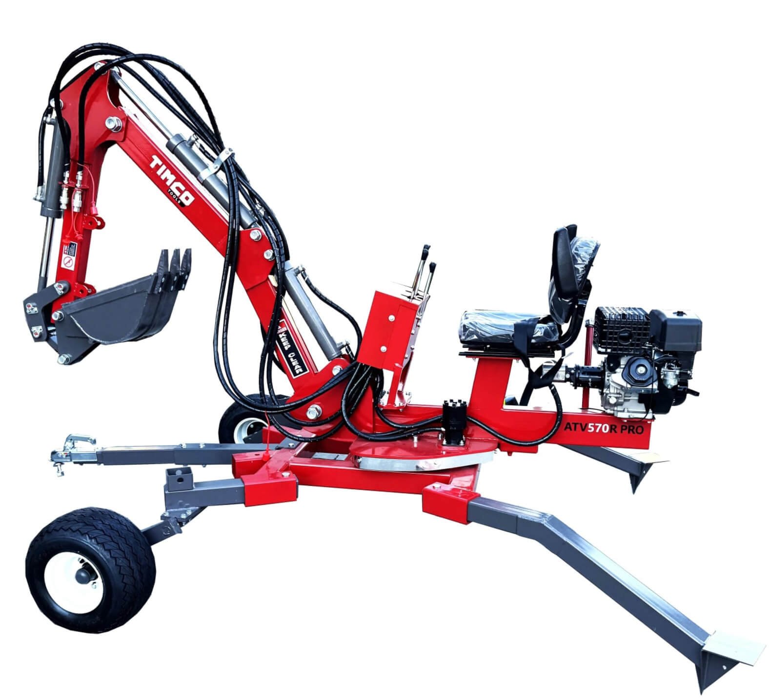 Pyörivä polttomoottorikaivuri ATV-570R Professional 15 Hp, Timco