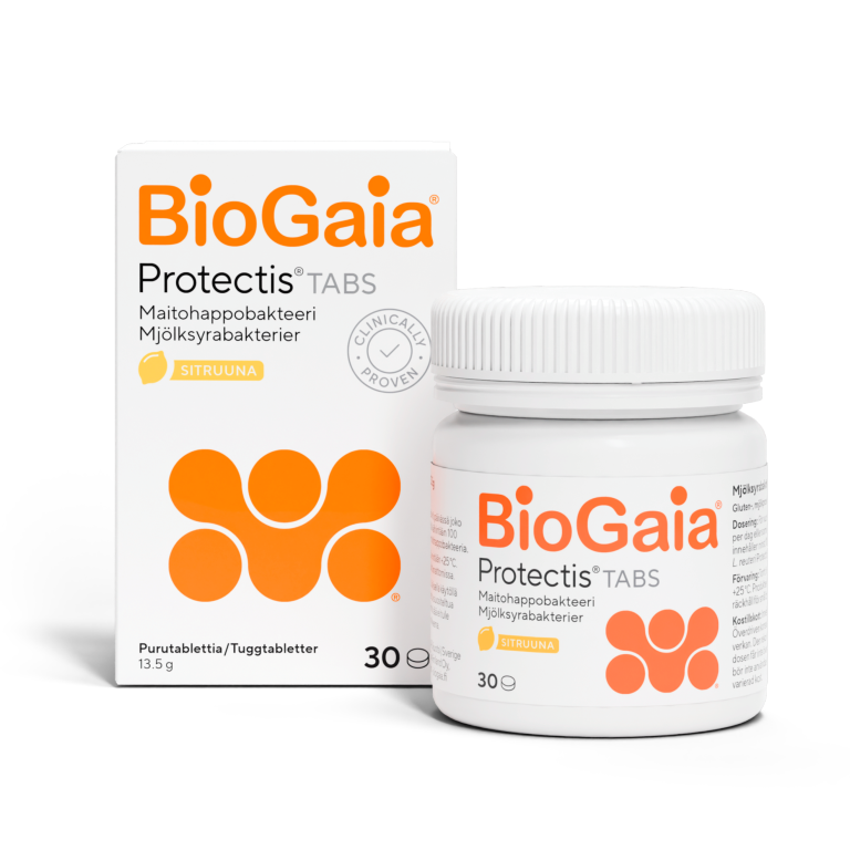 Biogaia Tabs Sitruuna maitohappobakteeri 30 tabl
