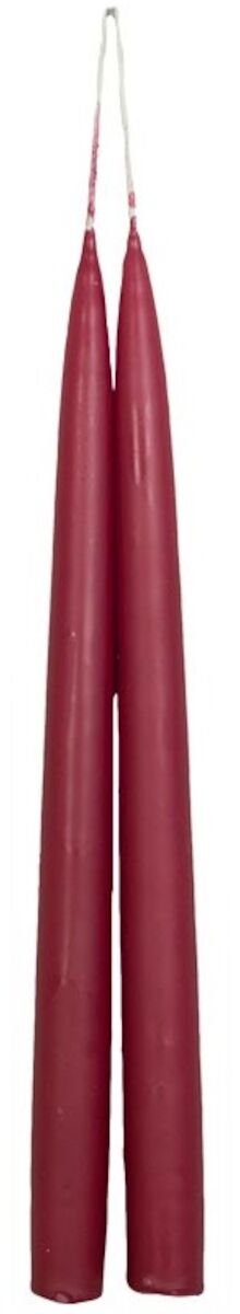 Puttipaja antiikkikynttilä 30 cm 2 kpl viini