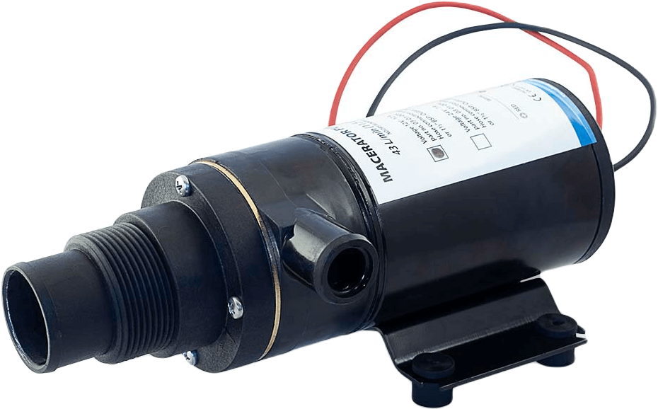 Jätevesipumppu leikkurilla 43 l/min, 12 V, Albin Pump Marine