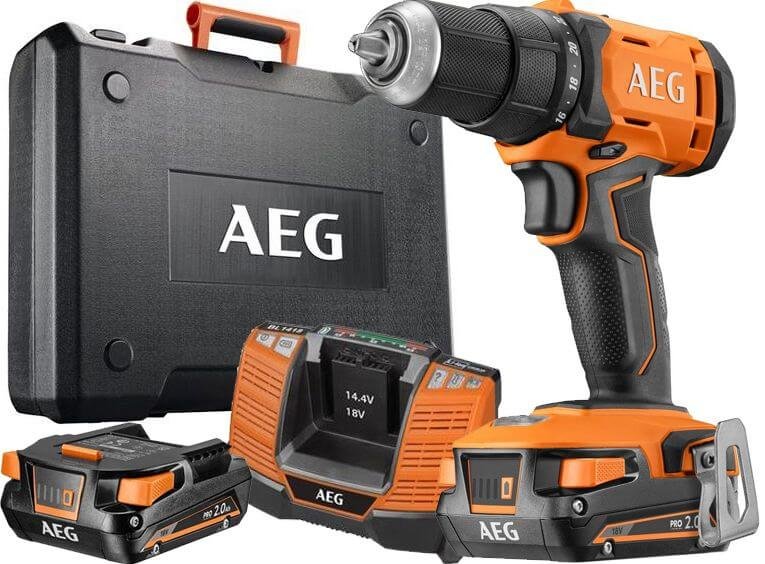 Akkuporakone paketti 18V, AEG