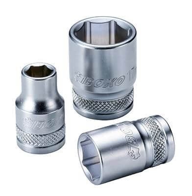 6-kulmainen hylsy 3/4" - 60 mm, lyhyt, Boxo