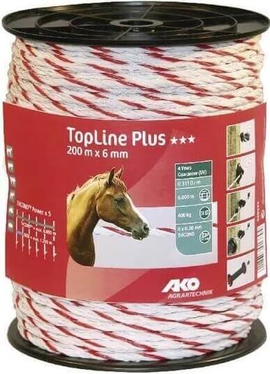 Aitaköysi TopLine Plus 6 mm, 200 m, Ako