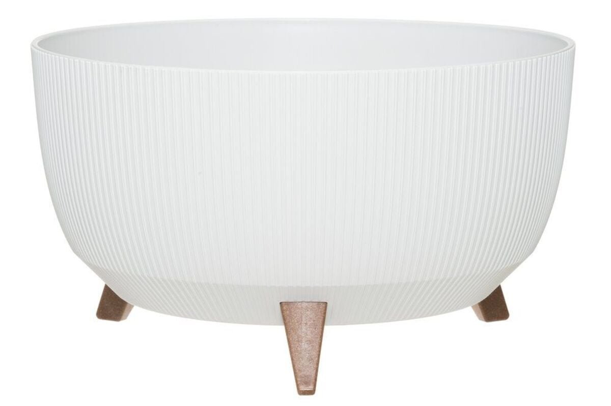 4Living Roma Line ECO jalallinen ruukku Ø33 cm valkoinen