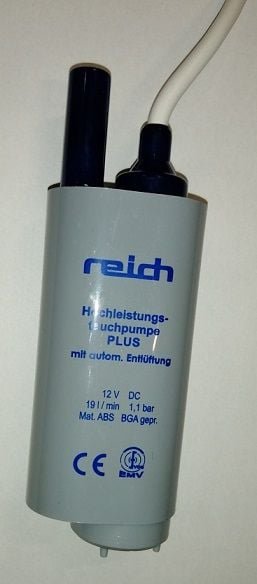 Uppopumppu Uniquick 12 V, Reich