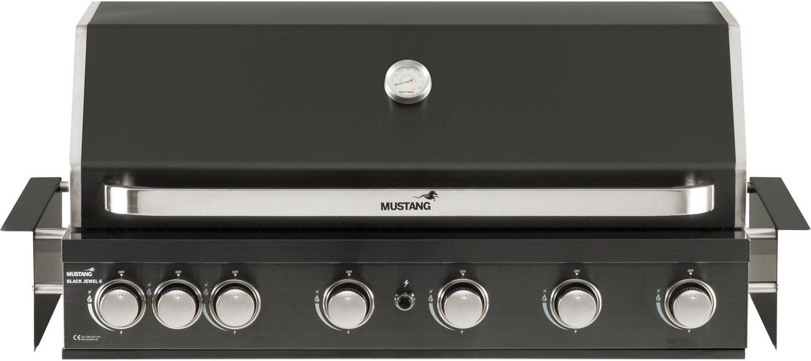 Integroitava kaasugrilli Black Jewel 6, Mustang