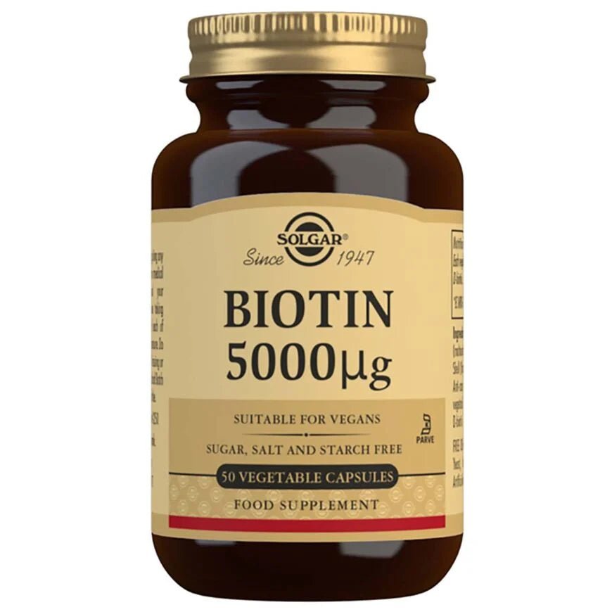 Solgar Biotiini 5000 µg 50 kaps 50 kaps