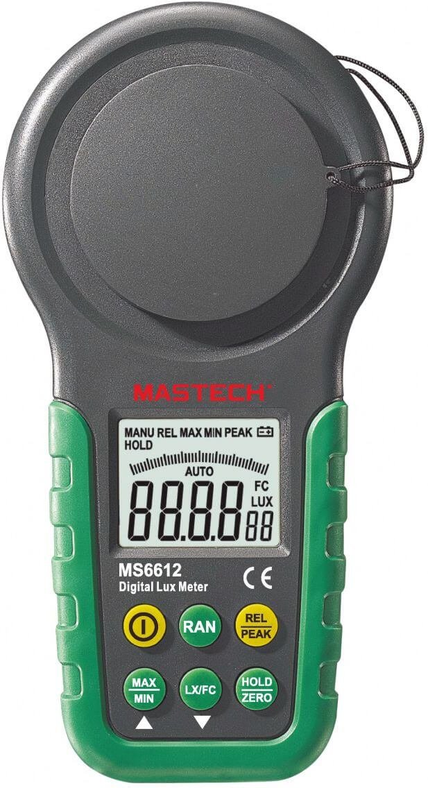 Digitaalinen valomittari MS6612, Mastech
