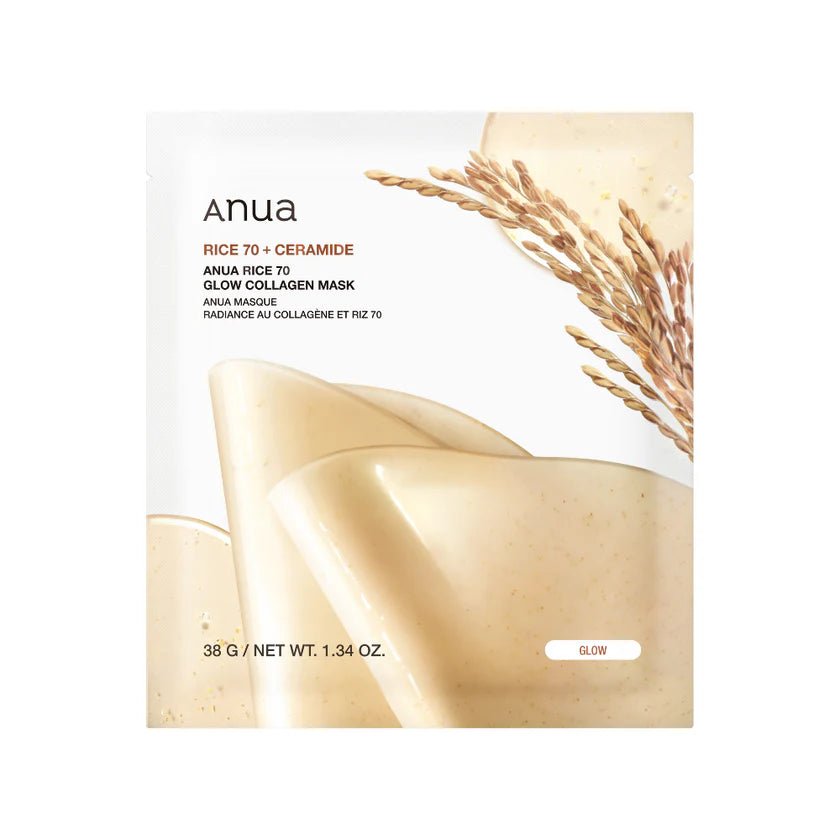 Anua Rice 70 Glow Collagen Mask 1 kpl 1 kpl