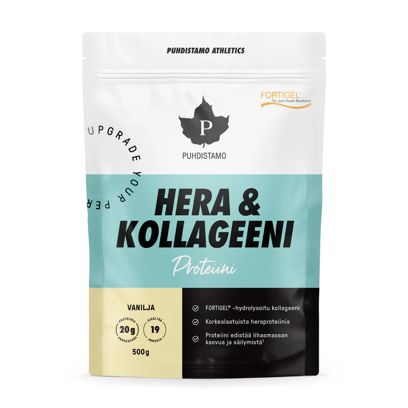 Puhdistamo Athletics Hera & Kollageeni Vanilja 500 g