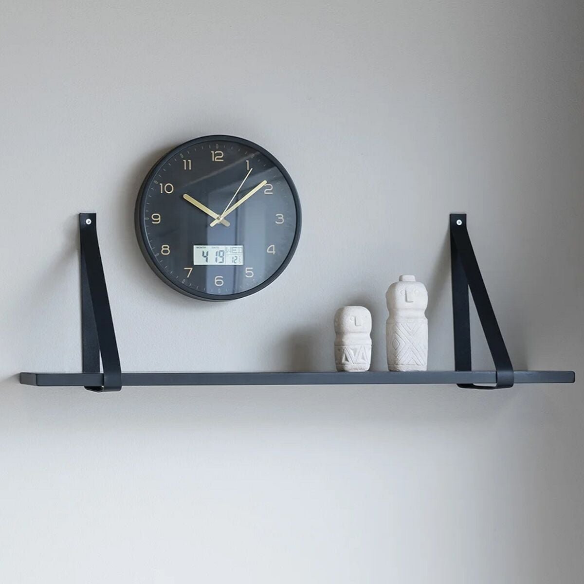 House Nordic Amiens seinäkello Ø25 cm musta