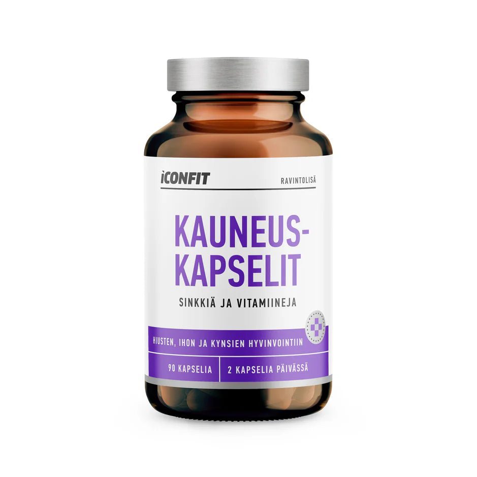 ICONFIT Kauneus Kapselit (Hiusten, ihon ja kynsien hyvinvointiin) 90 kaps 90 kaps