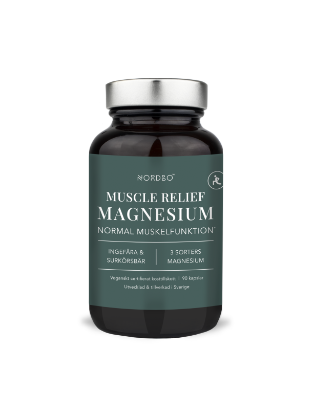 Nordbo Muscle Relief Magnesium 90 kaps 90 kaps