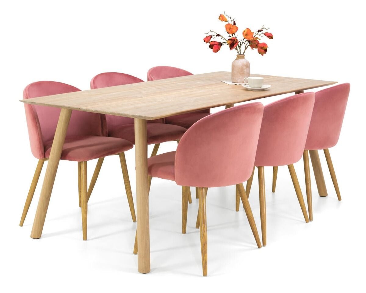 Palma ruokapöytä 180x90 cm antiikkipetsattu