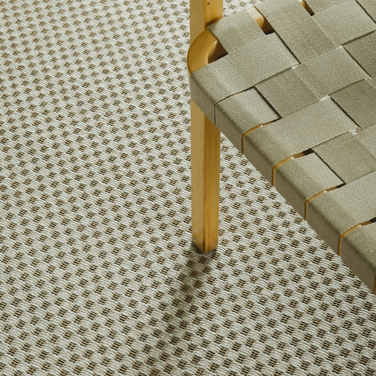 VM Carpet Pastilli matto Ø240 cm 1 valko-pellava