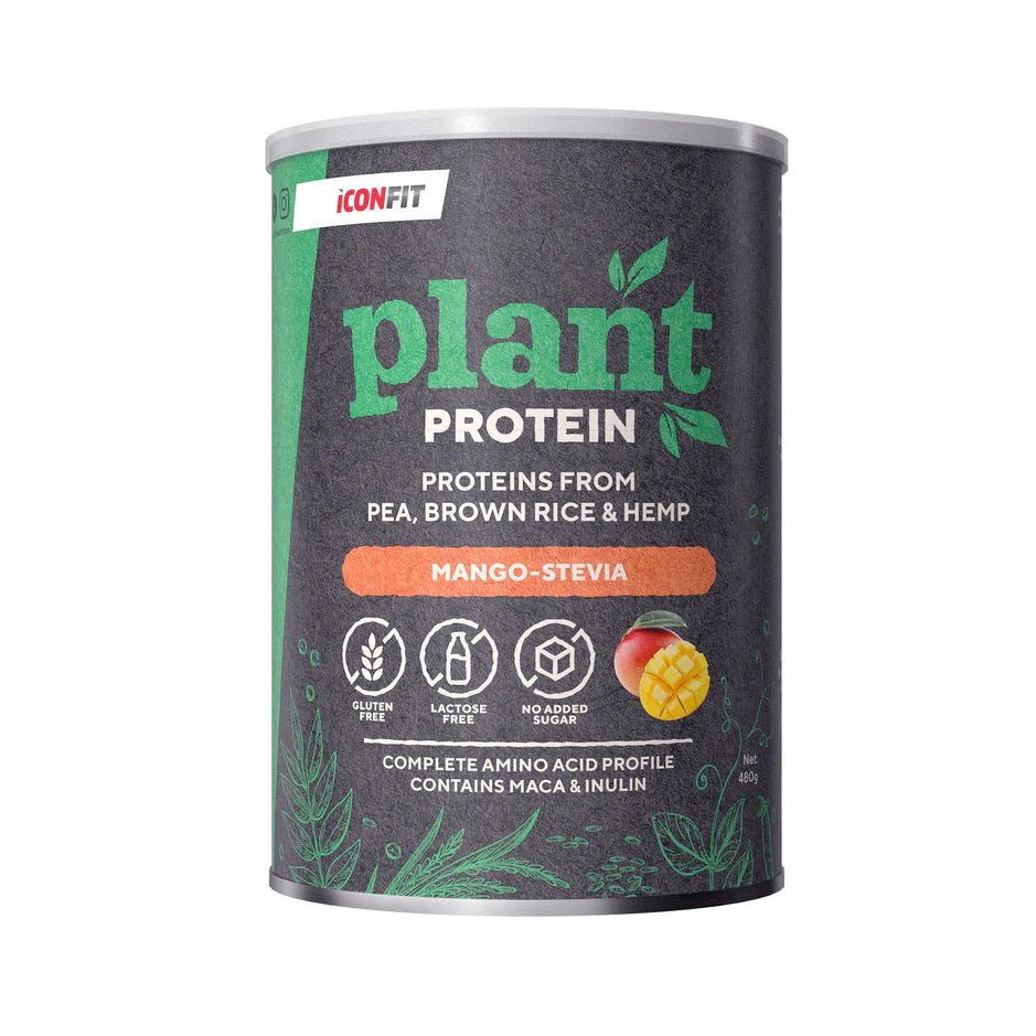ICONFIT Plant Protein - Mango 480 g (stevialla makeutettu) 480 g
