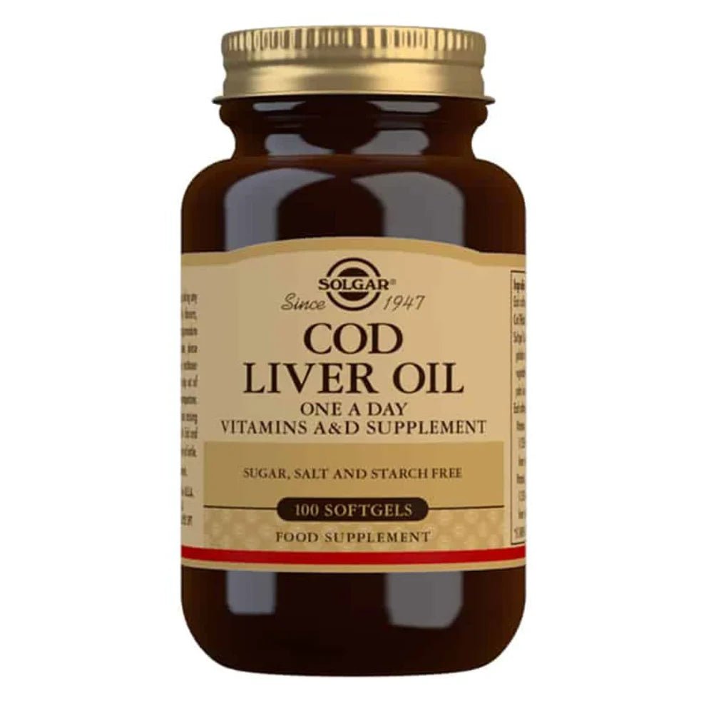Solgar Turskanmaksaöljy (Cod Liver Oil) 100 softg 100 kaps