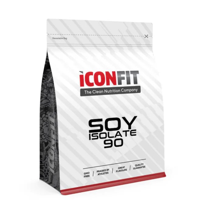 ICONFIT Soijaproteiini-isolaatti 90, Maustamaton (soijaproteiini 90 %) 800 g