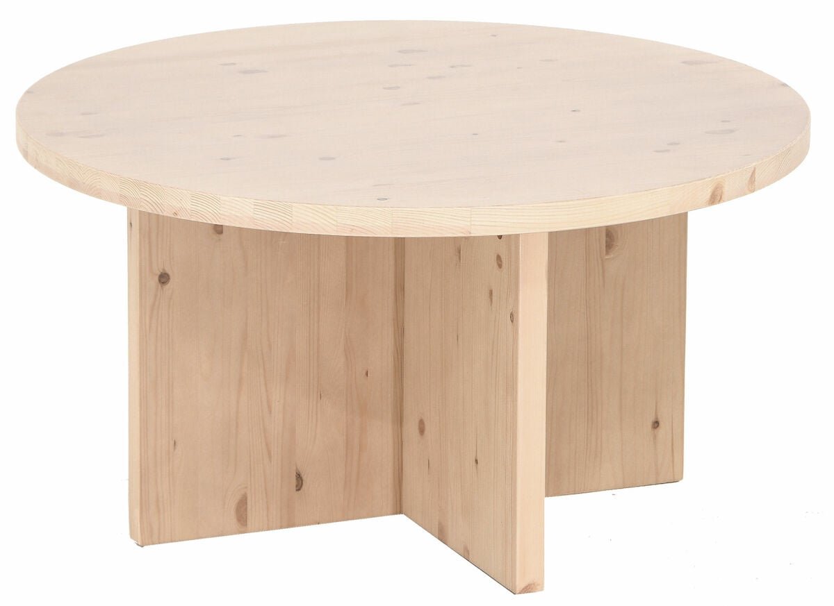 Havu pyöreä sohvapöytä Ø80 cm hiekka 2-laatuinen