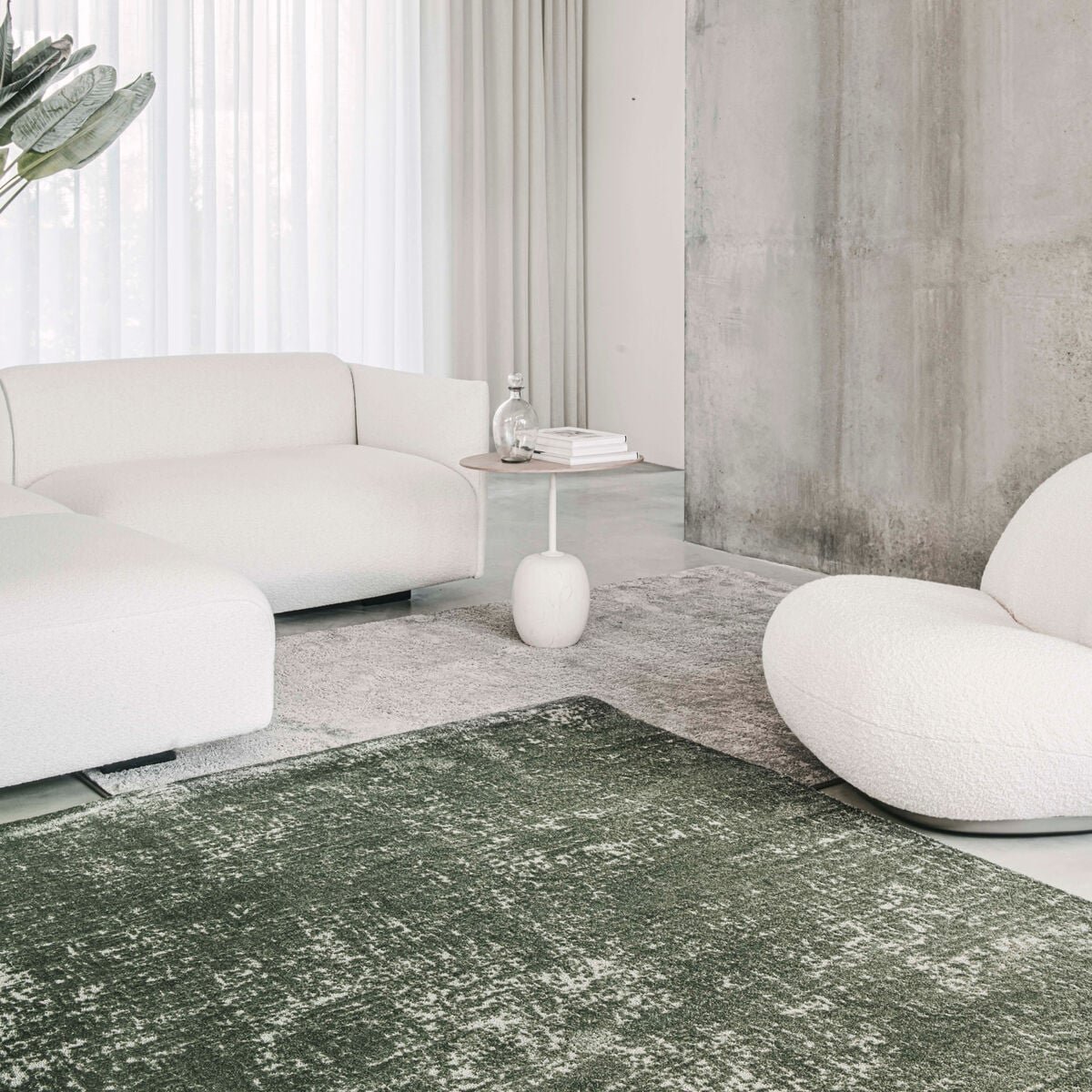 VM Carpet Basaltti matto 160x230 cm vihreä