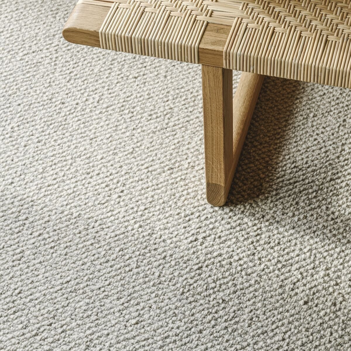 VM Carpet Hehku villamatto Ø200 cm greige 274 kantattu