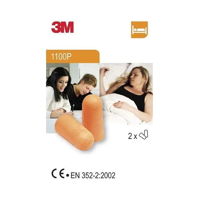 3M™ Kierrettävät Korvatulpat 1100P 2 paria