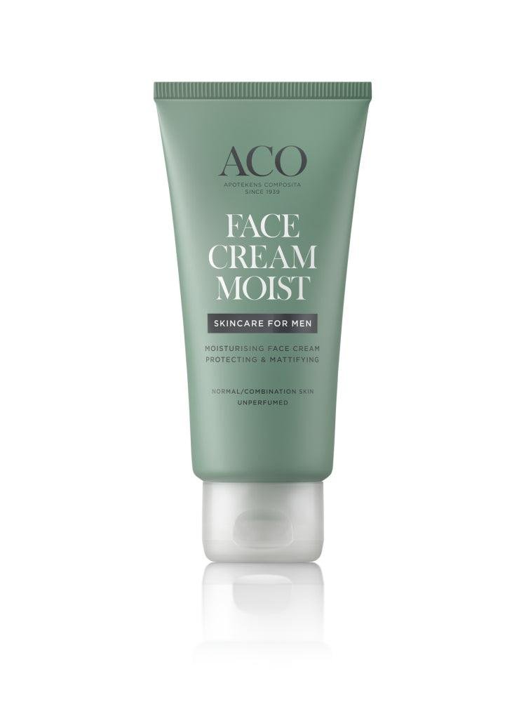 Aco Men Face Cream Moist Hajusteeton 60 ml