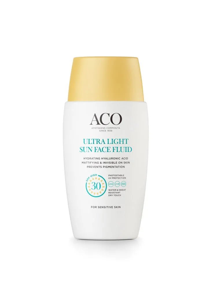 ACO Sun Ultra Light Face Fluid SPF 30 40 ml