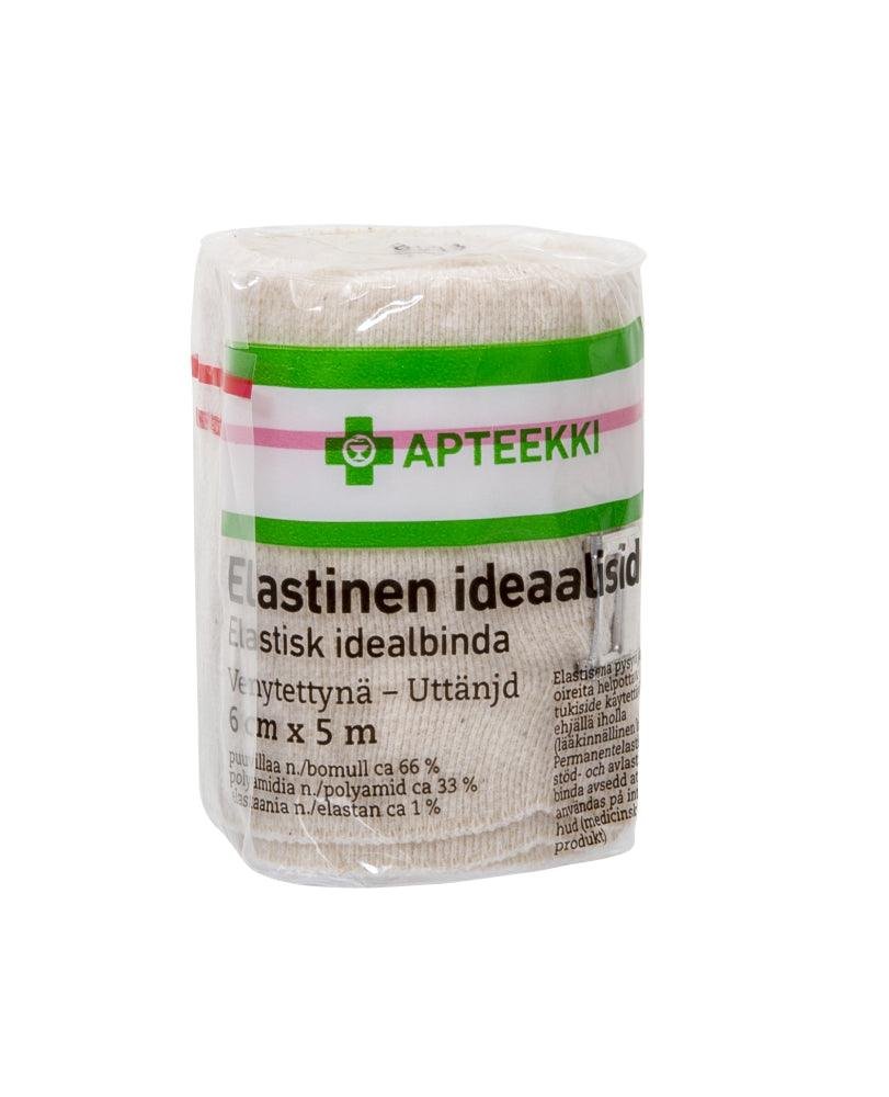 Apteekki Ideaaliside Elastinen 6cm x 5M 1 kpl