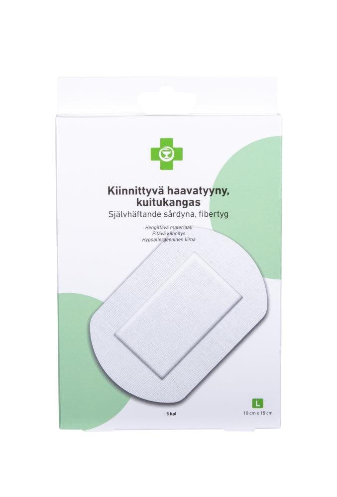 Apteekki Kiinnittyvä Haavatyyny L 5 kpl/rasia