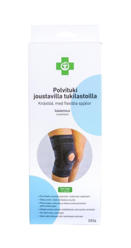 Apteekki Polvituki Joustavilla Tukilastoilla Yksi Koko 1 kpl