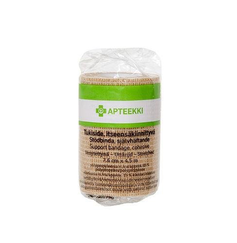 Apteekki Tukiside Itseensäkiinnittyvä Beige 7,6 cm X 4,5 M 1 kpl
