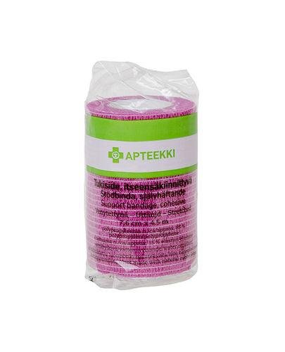Apteekki Tukiside Itseensäkiinnittyvä Pinkki 7,6 cm X 4,5 M 1 kpl