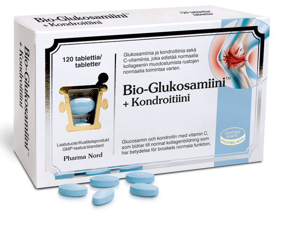 Bio-Glukosamiini + Kondroitiini 120 tabl