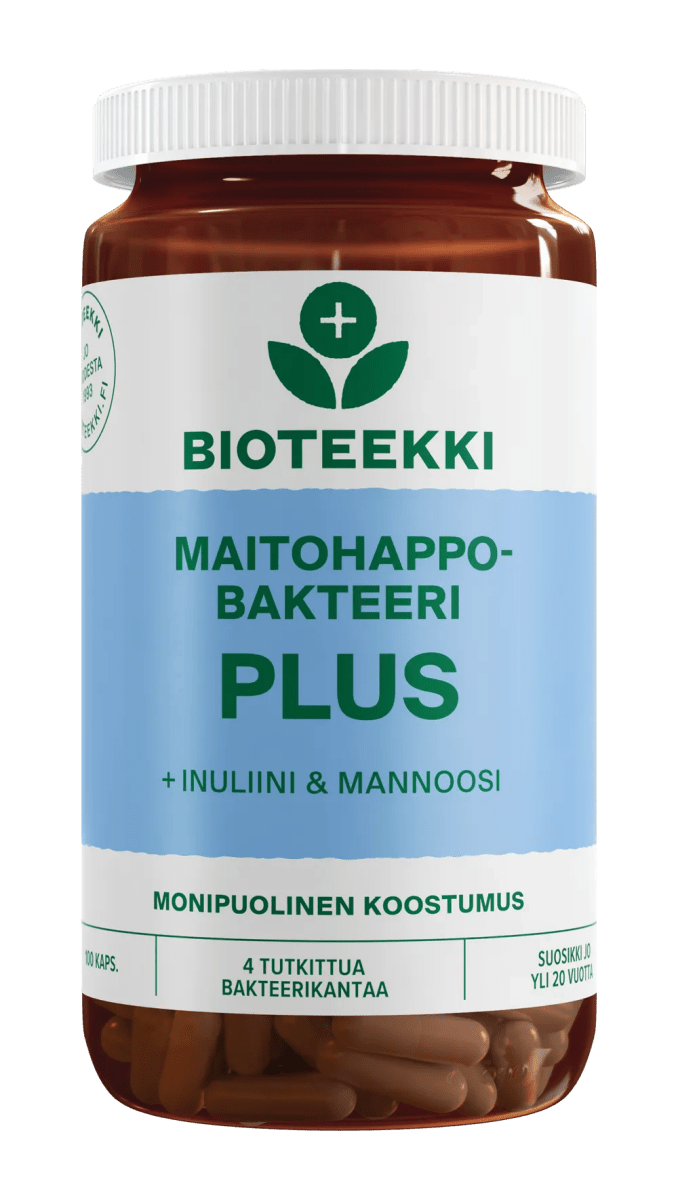 Bioteekki Maitohappobakteeri Plus kapseli kaps