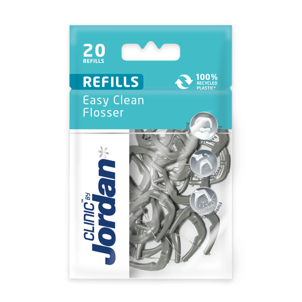 Clinic By Jordan Easy Clean Flosser Refill 20 kpl