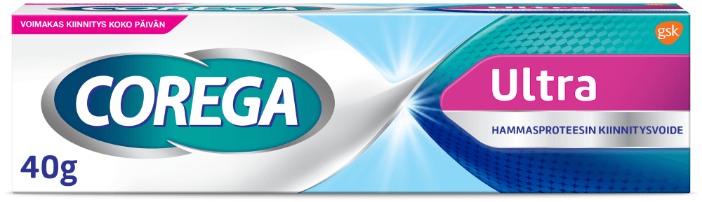 Corega Ultra Cream Hammasproteesin Kiinnitysvoide 40 g