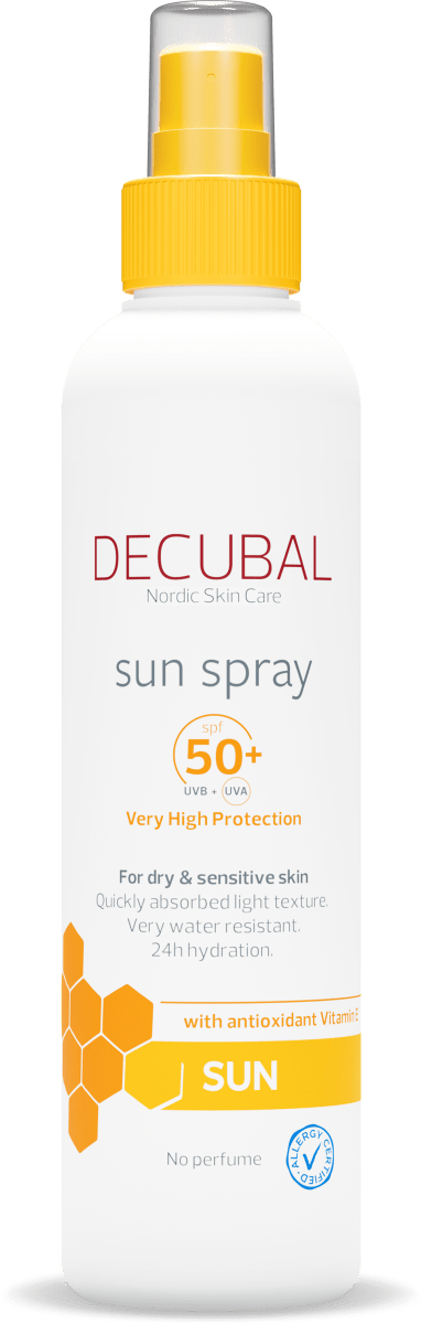 Decubal Body Sunspray SPF50+ Pullo 180 ml