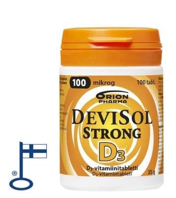 DeviSol Strong 100 mcg - D-vitamiini 100 kpl