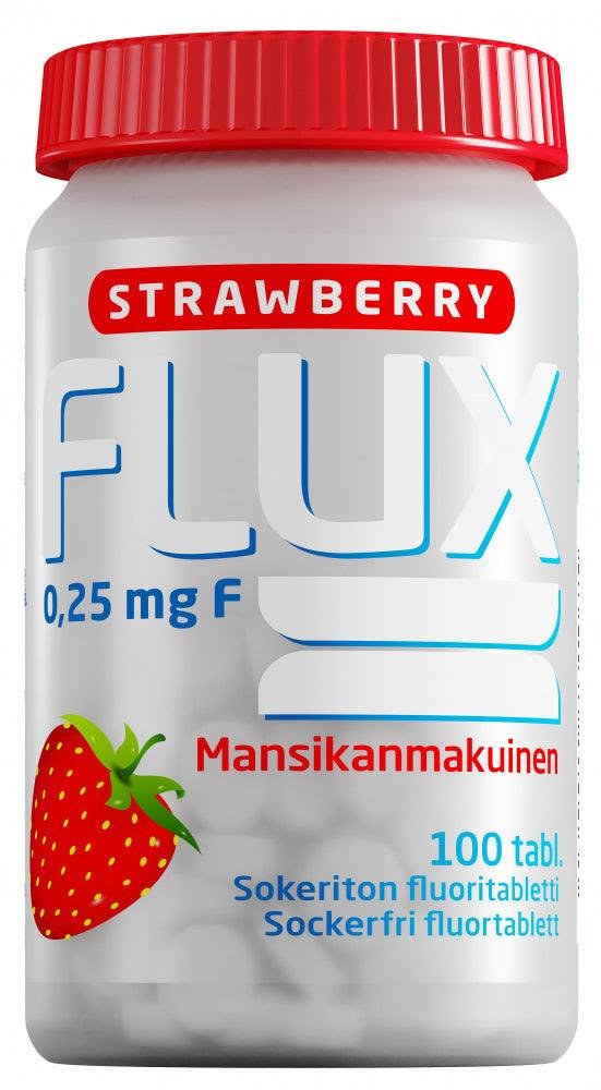 Flux Strawberry Fluoritabletti imeskelytabl