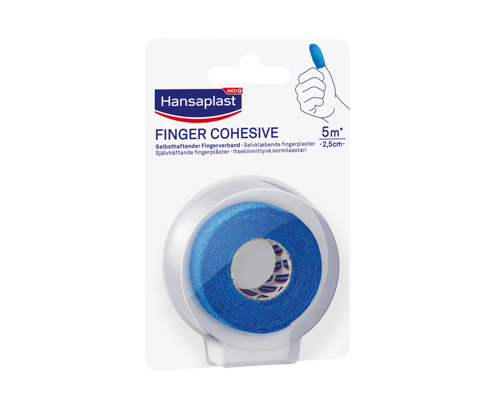 Hansaplast Finger Cohesive Blue 5M X 2,5cm 1 kpl