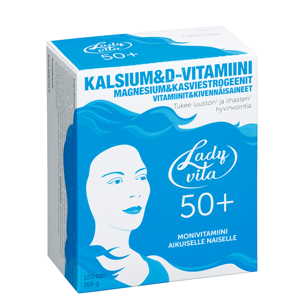 Ladyvita 50+, Monivitamiini 50+ naisille 120 tabl