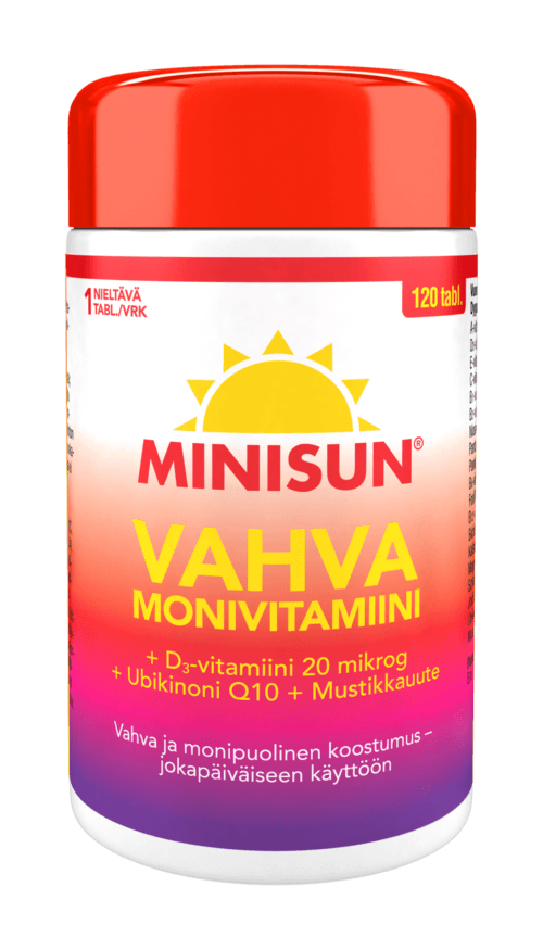 Minisun Monivitamiini Vahva 120 tabl