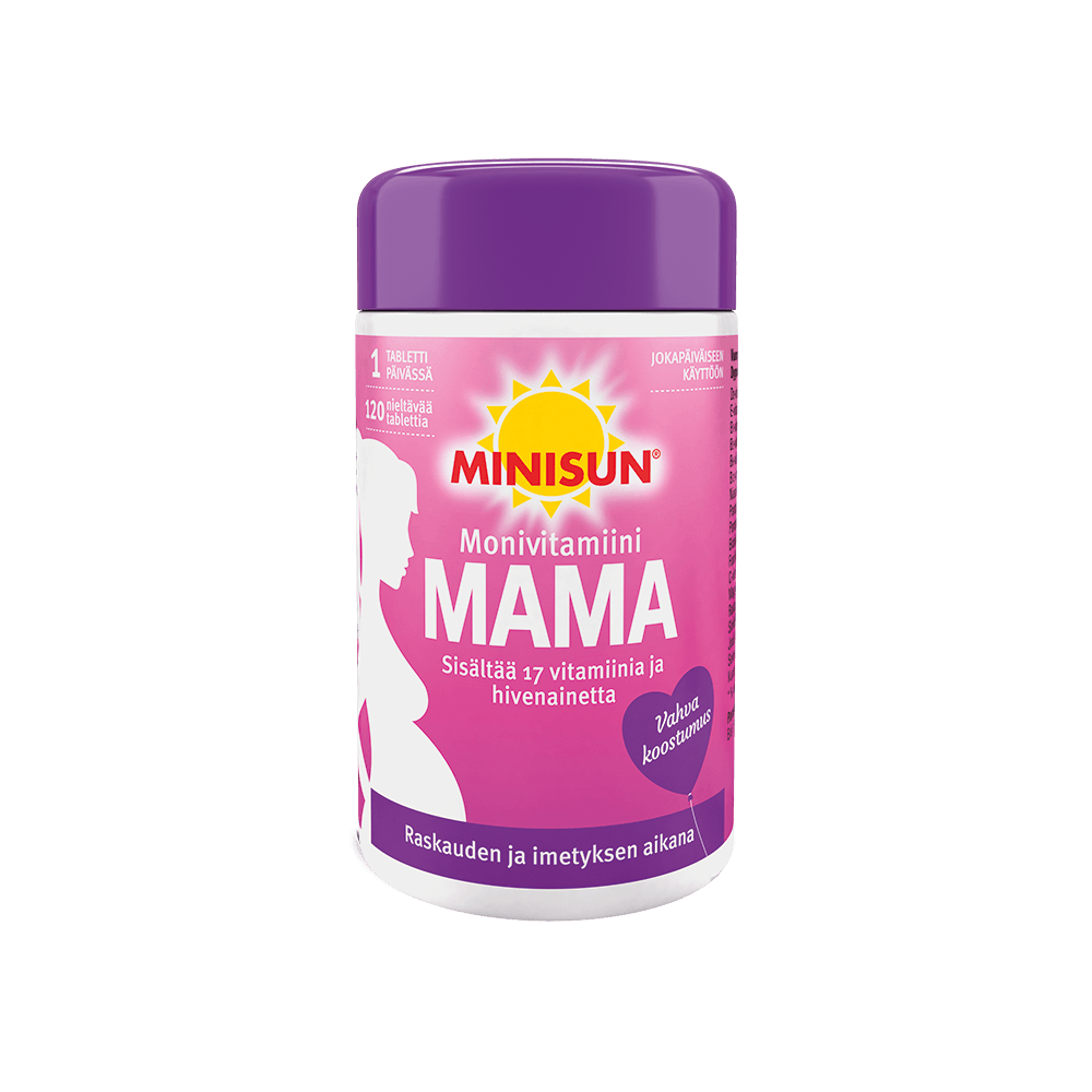 Minisun Multivitamin Mama (raskaus & imetys) 120 tabl