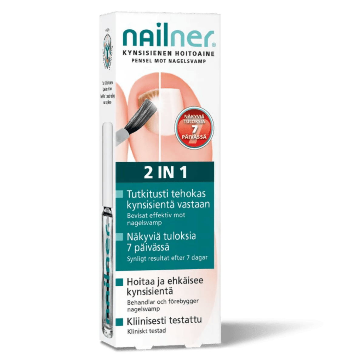 Nailner Kynsisienen Hoitoaine 2In1 5 ml