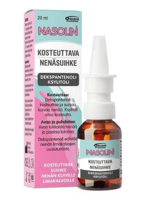 Nasolin Kosteuttava Nenäsuihke 20 ml