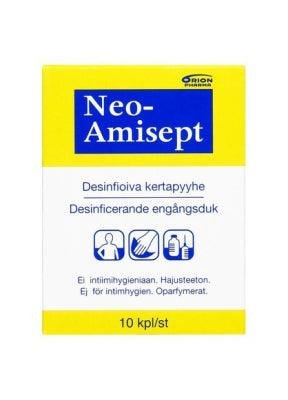 Neo-Amisept Desinfioiva Pyyhe 10 kpl